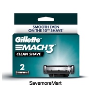 Gillette March 3 Clean Shave Razor Blade Cartridges 2-Pack