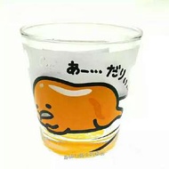 日本限定 sanrio 蛋黃哥 Gudetama 懶懶蛋 玻璃杯