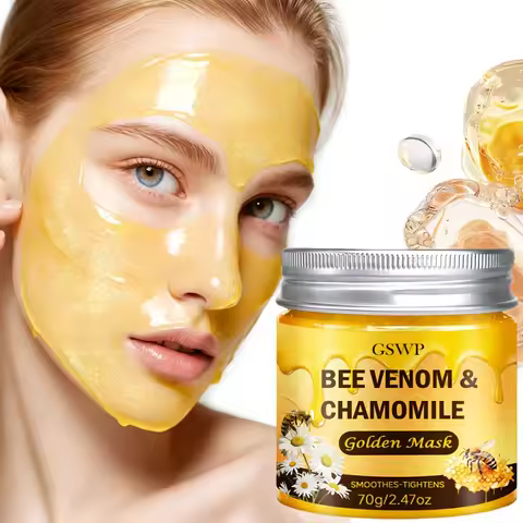 GSWP Bee Venom Gold Mask: Deeply moisturizes, alcohol-free, suitable for all skin types, and easy to
