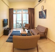 Pangsapuri 71 m² dengan 2 bilik tidur dan 1 bilik mandi peribadi di Tebrau (FREE WiFi 2BR near Jusco Aeon Ikea Waterpark Tesco)