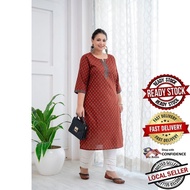 3XL - 6XL Indian Kurti with pants and dupatta Long Short Women Kurtis Kurta Tunic Top Blouse Plus Se