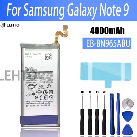 2026 Years 100% Replacement EB-BN965ABU Battery For Samsung Galaxy Note9 Note 9 N9600 SM-N9600 Genui