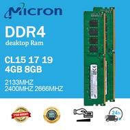 Micron 8GB 16GB DDR4 RAM 2133Mhz 2400Mhz 2666Mhz 1Rx8 2Rx8 PC4 DIMM Ram Desktop Memory