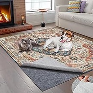 9x12 ft Rug Pad, Waterproof & Non Slip Rug Pads Felt + Rubber Backing, Under Rug Carpet Non Slip Pad