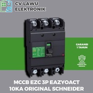 NEWEST - MCCB 3P SCHNEIDER 3 PHASE 10kA EASYACT EZC100F 60A 75A 80A 100A MCCB
