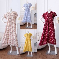 Calista Ditsy premium rayon Daster Ld 110cm Pb 125cm fits 40kg to 80kg/nursing clothes/maternity clo