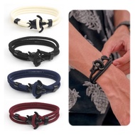 Sea Turtle Milan Bracelet Save Turtle Earth Adjustable All Size Couple Macaroon Rope Gift Black Char