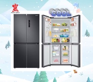 Samsung RF48A4000B4/SS 468L Multi-door Refrigerator, 2 Ticks