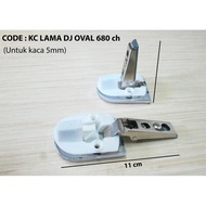 Engsel sendok kaca oval / engsel kaca / GH304 DJ Oval 680 Lama CH