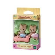 SYLVANIAN FAMILIES Sylvanian Family Striped Cat Twins New Collection Toys