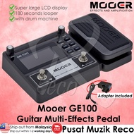 Mooer GE100 Guitar Multi-Effects Pedal (GE-100 / GE 100) Pedal Gitar Elektrik Multi Effect Pedal