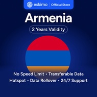 Eskimo Armenia eSIM 1-3GB | 2 Year Validity | How to Redeem in Description