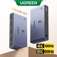 UGREEN HDMI 2.1 8K Switch 3 in 1 Out with Remote Control 8K@60Hz 4K@120Hz Converter Splitter Switche