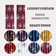 Borong Langsir Curtain Semi Blackout Langsir Pintu Tingkap Door Curtain Window Ready Stock