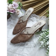 V Elsa mocca shoes, women's mocca shoes 7cm