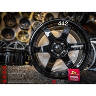 TE37 18x8.5JJ 5x114.3 Bright Black（442）