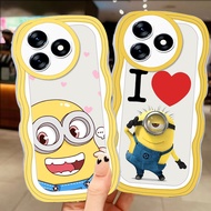 A-90 minions TPU Casing for ITEL A80 A90 P55 P65 A70 A50 5G Transparent Case