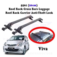 5501 (90cm) Car Roof Rack Roof Carrier Box Anti-theft Lock/ Cross Bar Roof Bar Rak Bumbung Rak Bagas