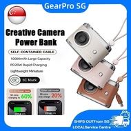 CCC Mini powerbank 10000mah with Built-in Cable | thin slim ccc certified power bank ccc PD22.5W Sup