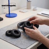 2PCS Wrinkle Leather Earpads, 55mm/2.17in Noise Isolation Universal Headphone Ear Pads, Easy to Inst