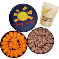 【餅乾研究室】 黃金起司曲奇+巧克力曲奇2盒組&焦糖原味蝴蝶酥隨