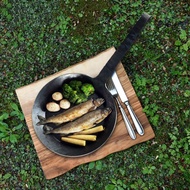 【德國turk鐵鍋】手工職人專業經典一體成型 平底鍋長柄8款尺寸