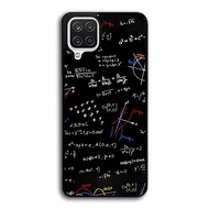 Casing Case Samsung Galaxy A12 A13 A11 A21 A21S 5G Maths Doodle Art P0296