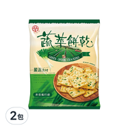 中祥 自然之顏 蔬菜餅乾 香蔥蘇打餅 量販包  300g  2包