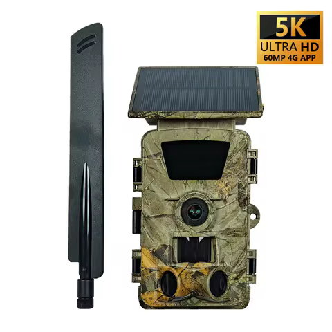 PR903 4G LTE Solar Powered Cloud Trail Camera Photo Trap Camera with 5200mAh Battery