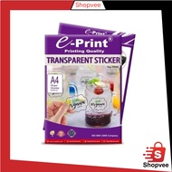 Shopvee_id e-Print Transparent Sticker Photo Paper Y3888
