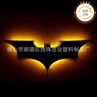 40CM 3D正義聯盟蝙蝠俠七彩小夜燈客廳臥室兒童插電遙控LED壁燈
