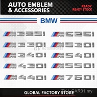 READY STOCK BMW Rear Logo Emblem Badge M Logo Grey M135i M140i M235i M240i M320i M330i M340i M350i M