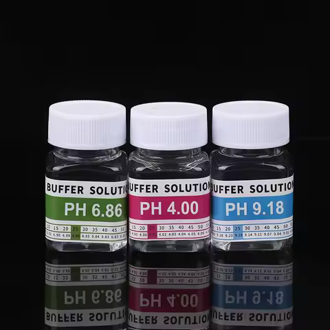 Reusable 50 Ml Bottles Of PH 4.00 6.86 9.18 Calibration Solution PH Solution Buffer PH Meter Buffer 