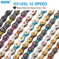 SUMC 12 Speed Diamond Color SL Bike Chain MTB Mountain Road Bike Ultra Light and Durable 12Speed Mis