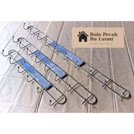 GANTUNGAN BL - Premium Anti-Rust Stainless Steel Clothes Hangers (6, 7, 8 and 10 Hooks) Clothes Hang