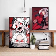 H-Helltaker Anime Poster Hd Printing Bedroom Home Cafe Wall Decoration,No Frame Canvas Painting Gift