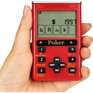 Handheld 7-in-1 Casino Game - Experience The Thrill of Vegas Anywhere - Perfect for Adults (Red Plas