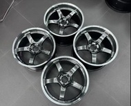 正品ADVAN GT MPBP P版二手鈴 數據：19吋 9J ET25 10J ET30 5×112 成色98新 原版原漆原邊 無變形開裂修復 適配：寶馬3系 4系 5系 7系 Z4 等
