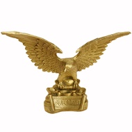 Lucky Fengshui Brass Eagle Statue, Soaring Eagle Sculpture, Home Office Decor