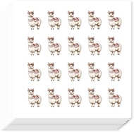 AHANDMAKER Pack of 400 Alpaca Llama Stickers Planner Stickers with Animal Motifs for Planner Calenda