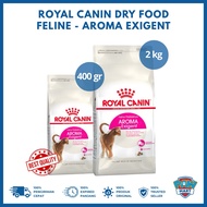 Royal Canin Aroma Exigent (400gr & 2kg) Dry Food - RC Adult Cat Feline Preference Kibble Dry Food fo