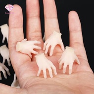BTYB> 8/15/36Pcs Fun Halloween Horror Plastic Hands Ornament Realistic White Faux Limbs For Hallowee
