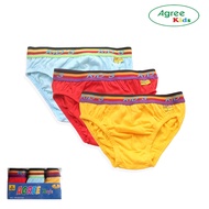 (3pc) CD Agree Kids AG 200 | Agree Boys' Rubber Boxer Briefs - Kshop