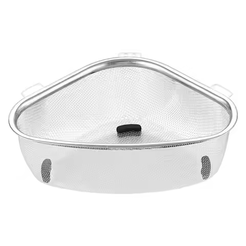 1 Piece Stainless Steel Sink Strainer Basket for Sink Colander In-Sink Mesh Colander Strainer Basket