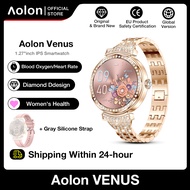 Aolon Venus Smart Watch Sparkling Message Round Screen Diamond Fashion Smartwatch For Women