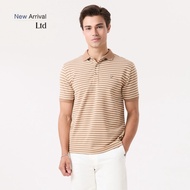 LTD เสื้อโปโลแขนสั้น ผู้ชาย สีกากี | New Gen Polo Shirt | 00970