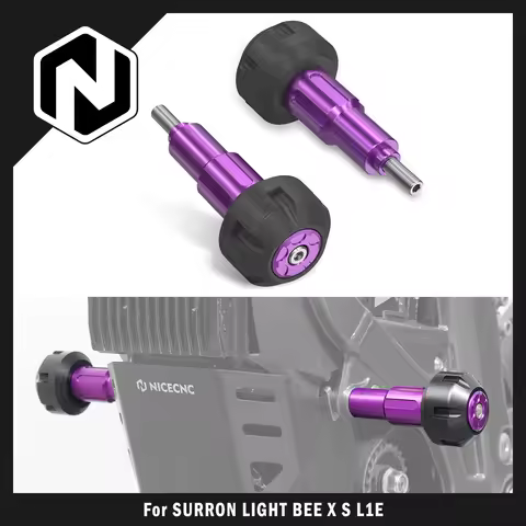 NICECNC For Surron Light Bee X S L1E For Segway X160 X260 Motocross Frame Sliders Falling Crash Prot