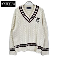 Polo Ralph Lauren 白色骷髏頭針織上衣 LG 碼 [二手]