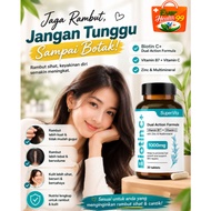 Biotin C+ SuperVita | 1000mg | Vitamin B7 + C | Zinc & Multimineral | Suplemen Rambut, Kulit & Kuku
