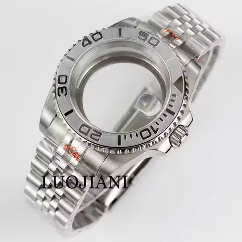 40MM NH35 Watch Case Parts Creamic Bezel Sapphire Stainless steel for NH35 NH36 movement 28.5mm Dial